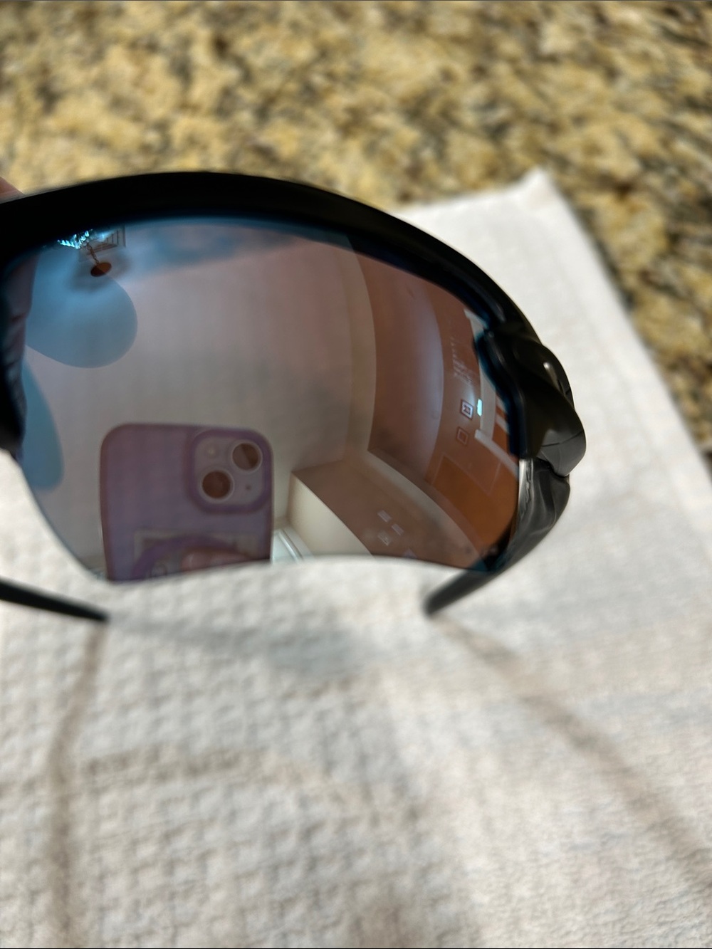 Oakley flak 2.0 black matte sunglasses w/ prizm deep water polarized lenses - Picture 10 of 14